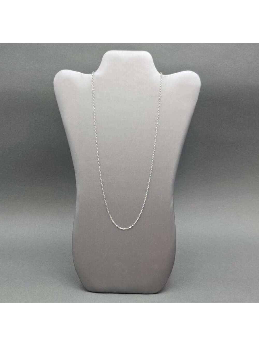James Avery Sterling Silver Medium Rope Necklace 24" Retired 2mm Chain - Picture 8 of 9